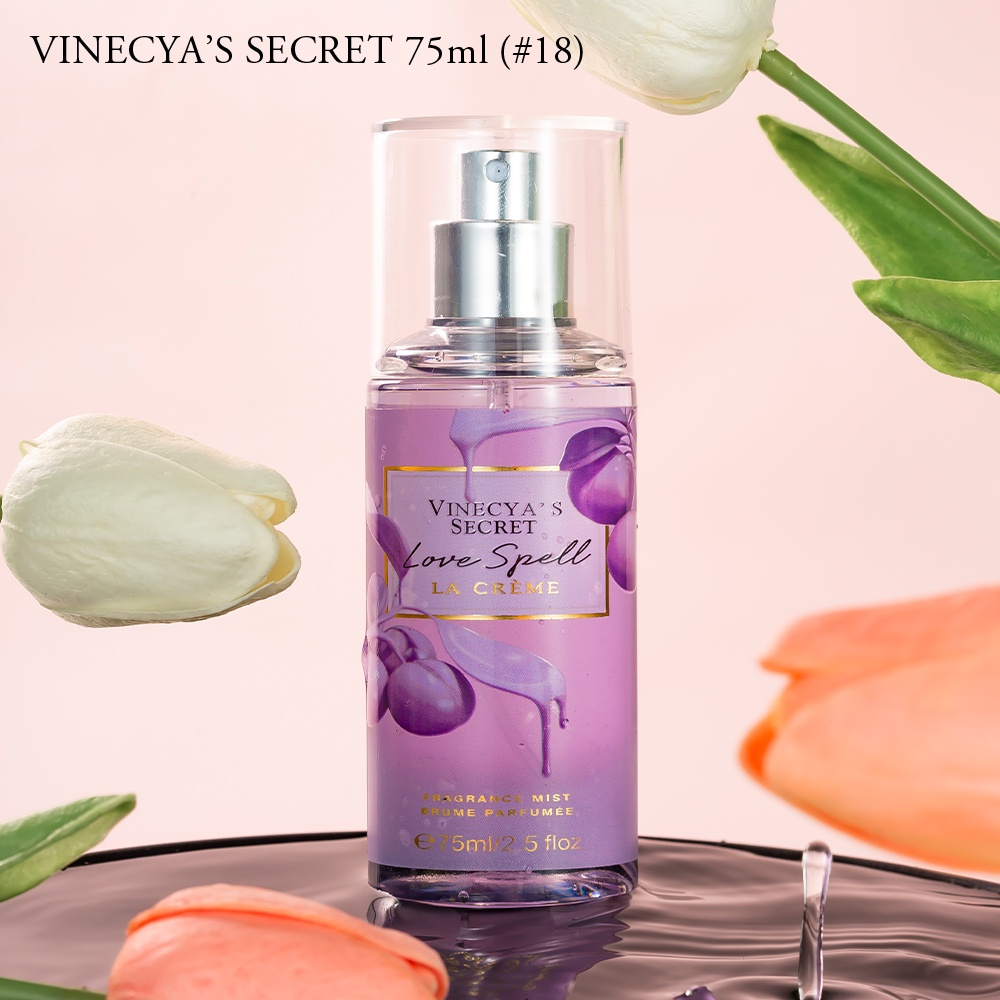 Vinecya's Secret Vanilla Lace Perfume Fragrance Mist 75ml | Shopee ...