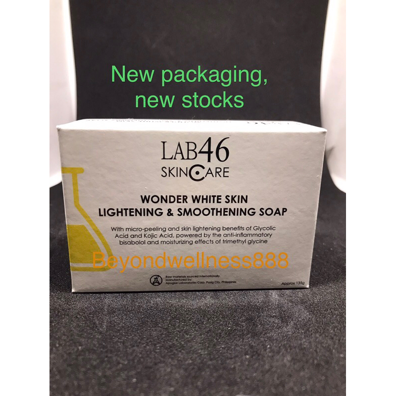 lab 46 wonder white skin lightening and smoothening soap Shopee