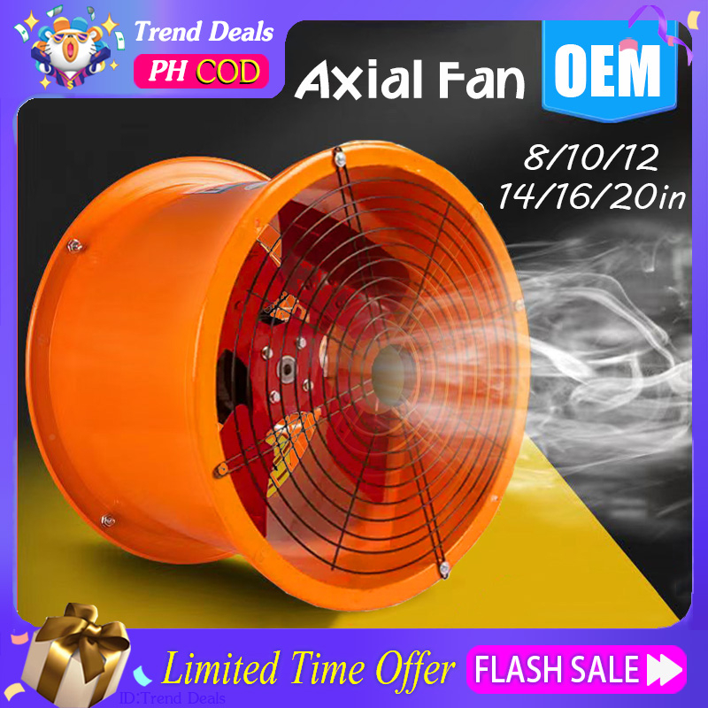 Axial fan industrial exhaust fan Multiple Sizes high power ventilation fan strong exhaust fan
