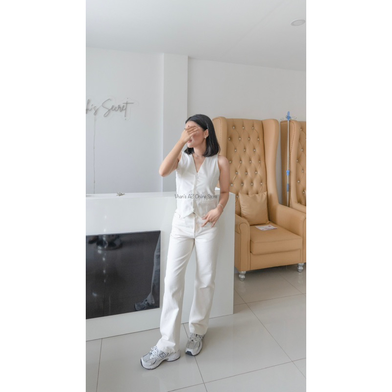 Ava Linen Jacket - Neutral
