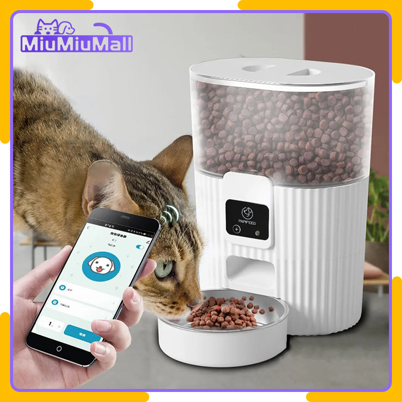 3L Automatic Pet Feeder App Control Timer Smart Food Dispenser For Cats