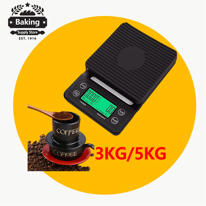 COD Coffee Scale with Timer Highprecision Kitchen Scale Food Weighing