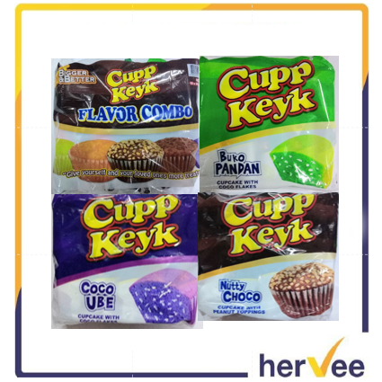 Cupp Keyk Buko Pandan / Nutty Choco/Coco Ube/ Flavor Combo 330 G ...