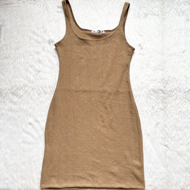 blue dress for baby girl ZARA KNIT DRESS – Villains Clothing Online main image 1