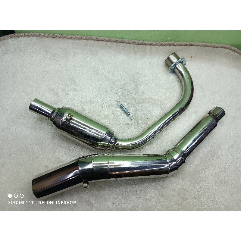 Sc Project Screen type with Elbow/Resonator for Rusi Sigma 250 | Gamma ...