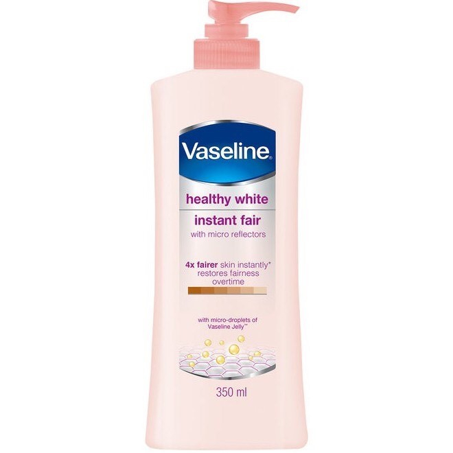 Vaseline Healthy White Body Lotion Instant Fair 350ml With Micro ...