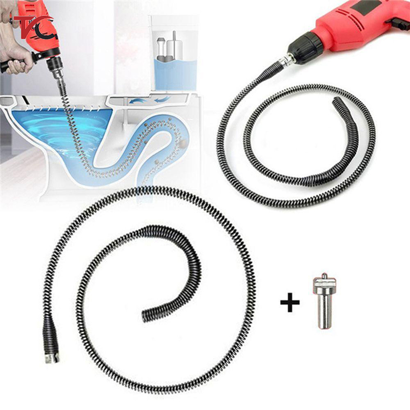 10M Sewer Dredging Spring Electric Drill Drain Cleaner Machine ...