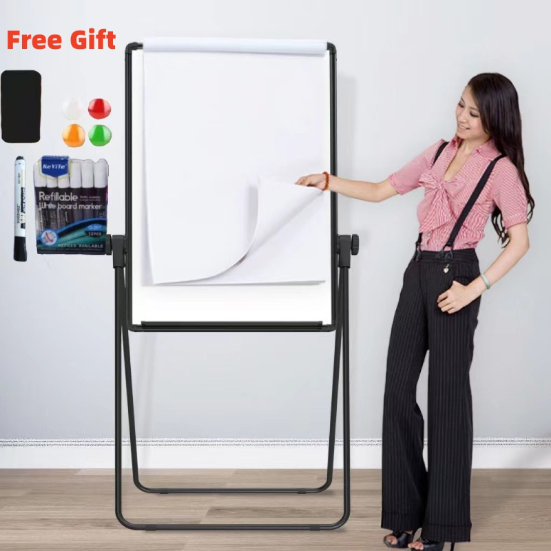 Whiteboard White Board With Stand Ushaped Lifting 2 sided Writing 60X90CM Shopee