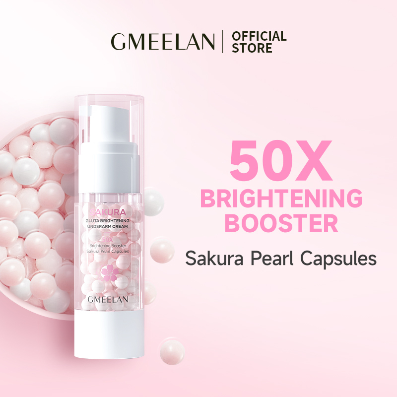 GMEELAN Sakura Gluta Underarm Whitening Cream Body Lotion Moisturizer ...