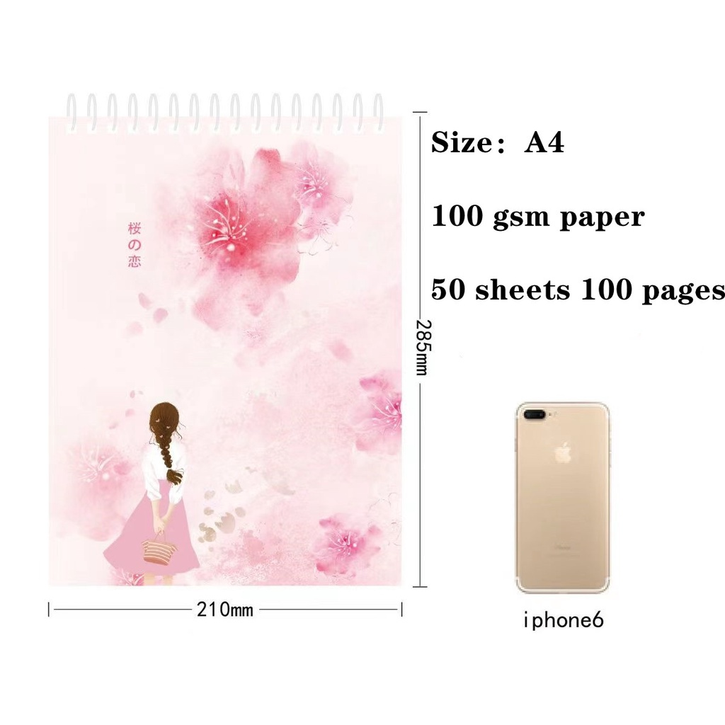 A4 Van Gogh upturning Sketchbook drawing book Painting sketchbook