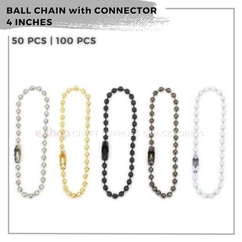 Ball Chain Hang Tag Chain Keychain Shopee Philippines