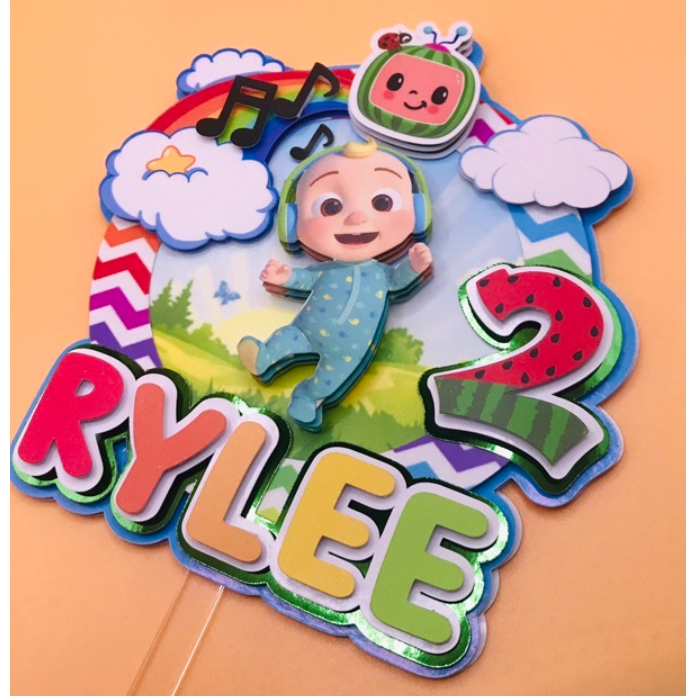 Cocomelon Cake Topper (3D/Layered) | Shopee Philippines