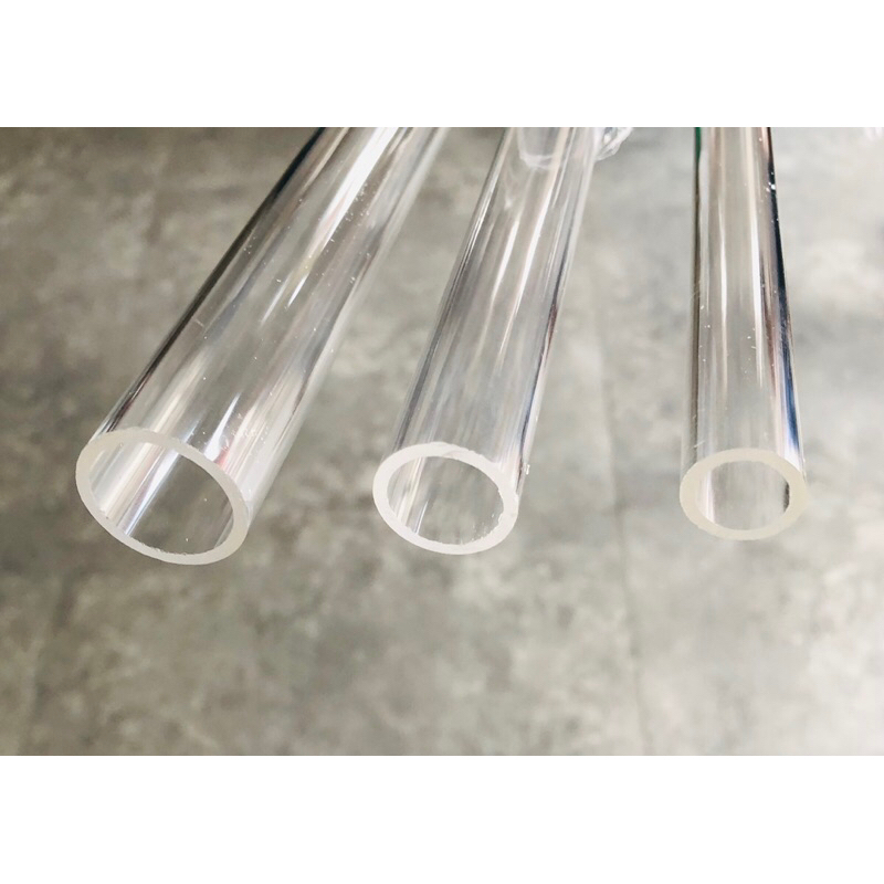 Acrylic Clear Pipe diameter 12mm 16mm 20mm 25mm x 100cm Shopee