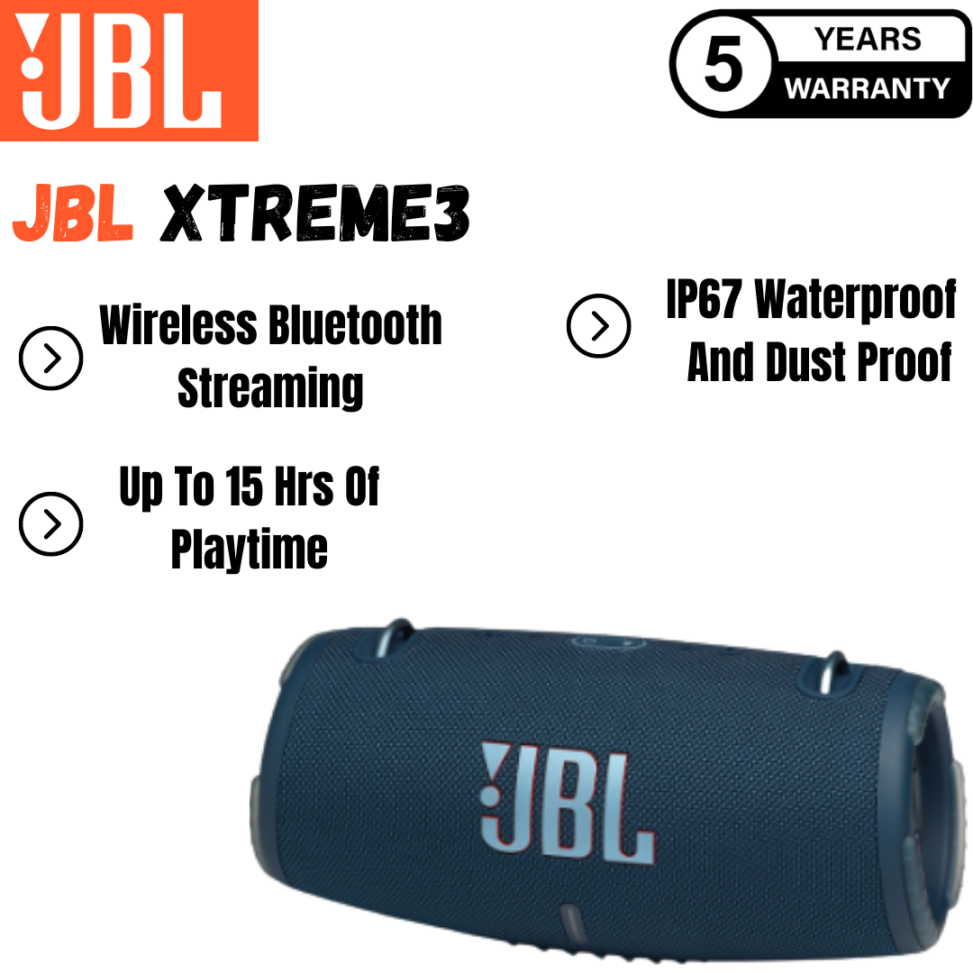 [5 YEARS WARRANTY] JBL XTREME 3 Bluetooth Waterproof Wireless Speaker