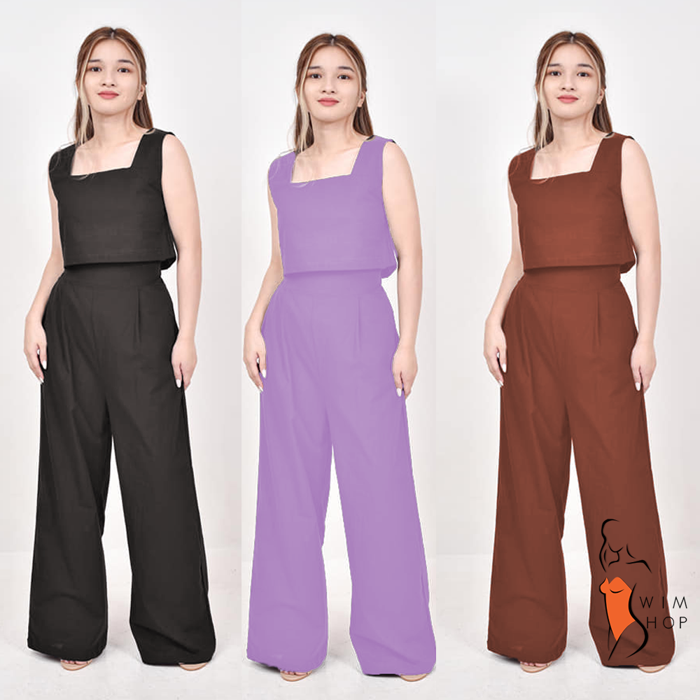 RIDE SLEEVELESS TOP PANT COORD SET main image 0
