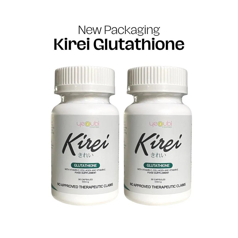 kirei glutathione price philippines Kirei Glutathione 30caps set of 2 by Yeoubi