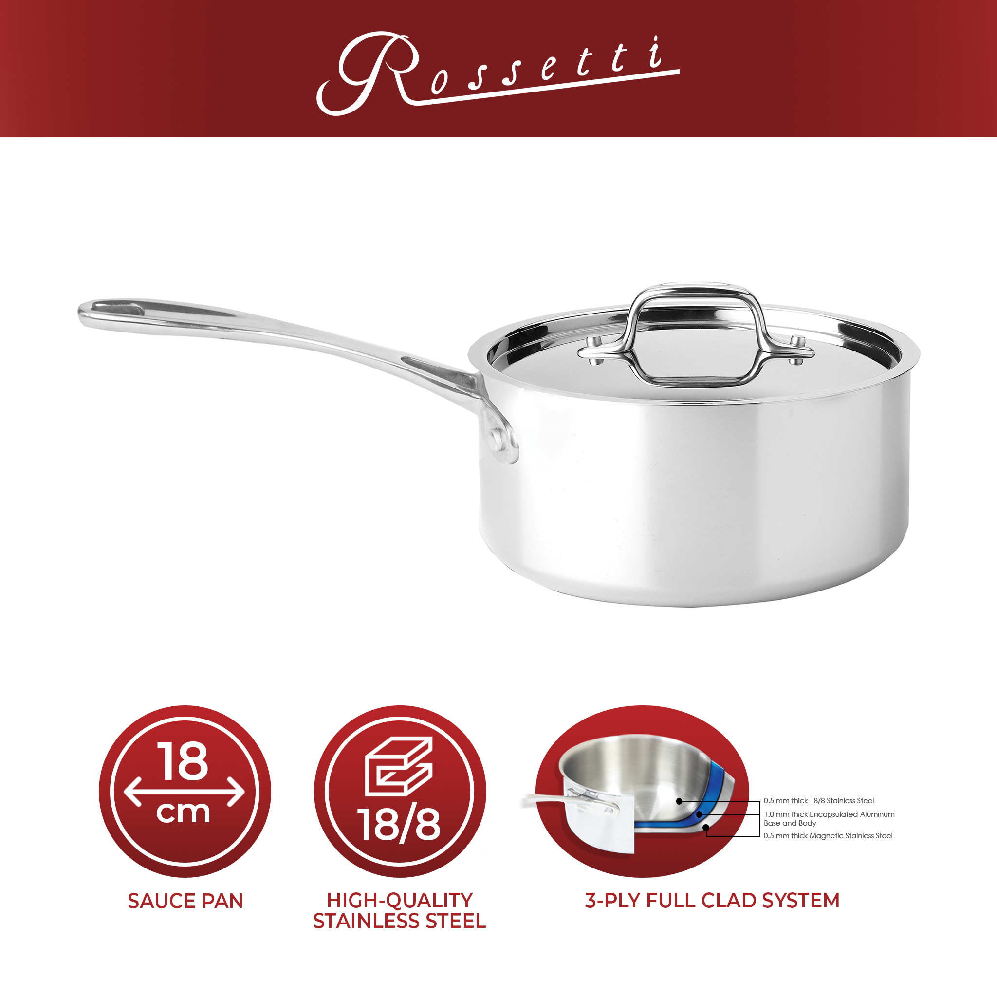 Rossetti Griddle Pan 28cm Non-Stick