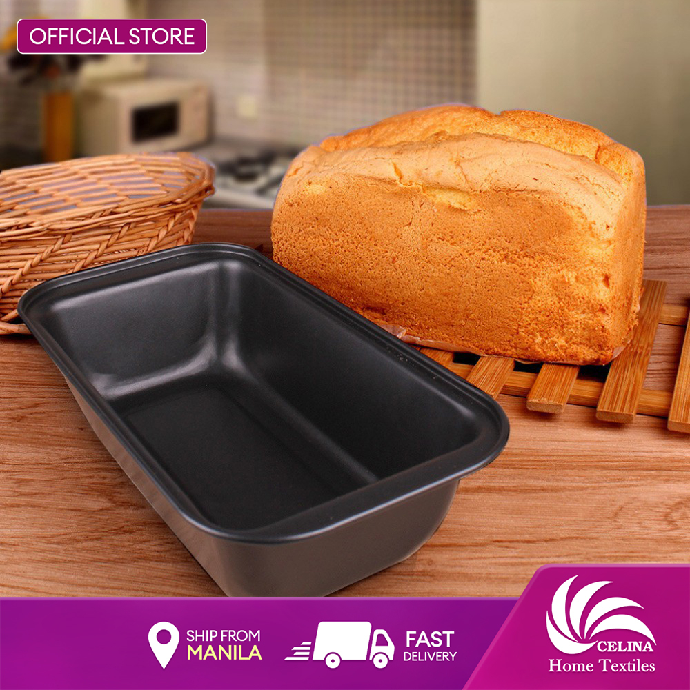 Celina Baking Pan Bread Cheese Mold Loaf Cake Baking Pan Black Golden