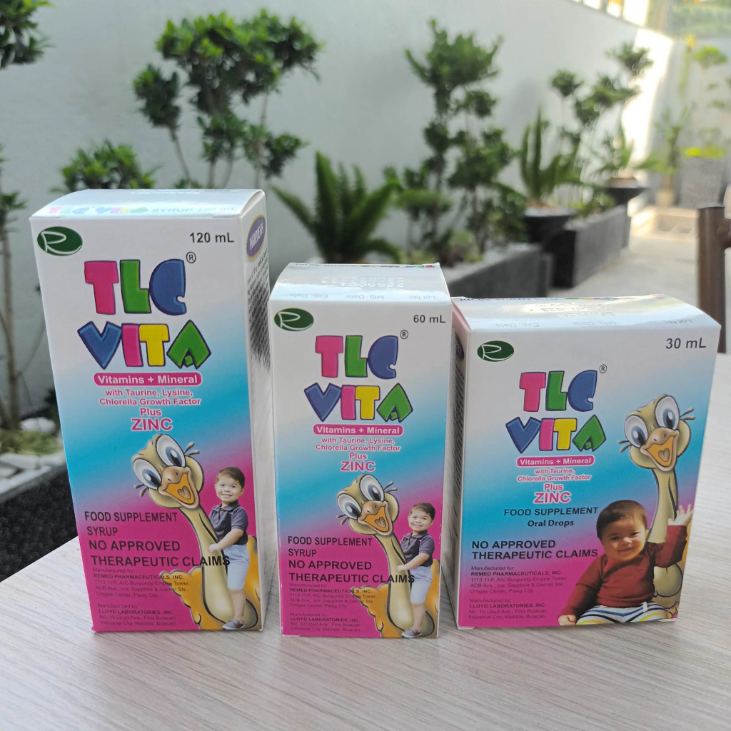 TLC Vita Vitamins & Minerals Food Supplement Syrup Shopee Philippines
