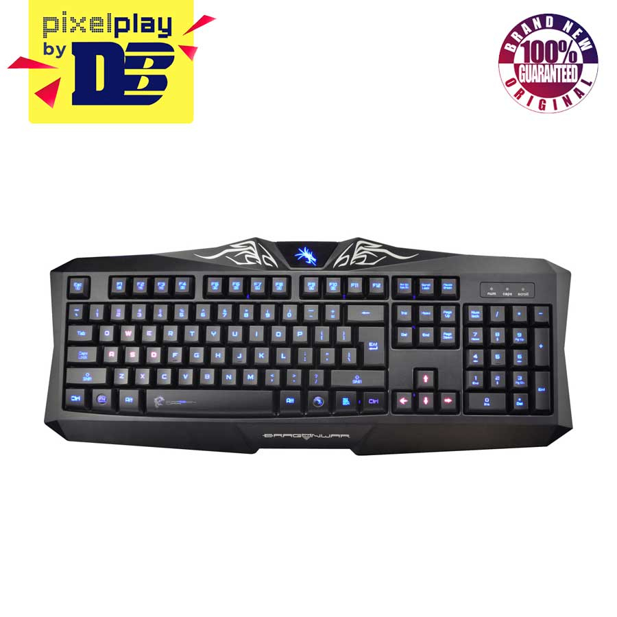 Elephant Dragonwar Silvio Gaming Keyboard Black (GK-004) | Shopee ...
