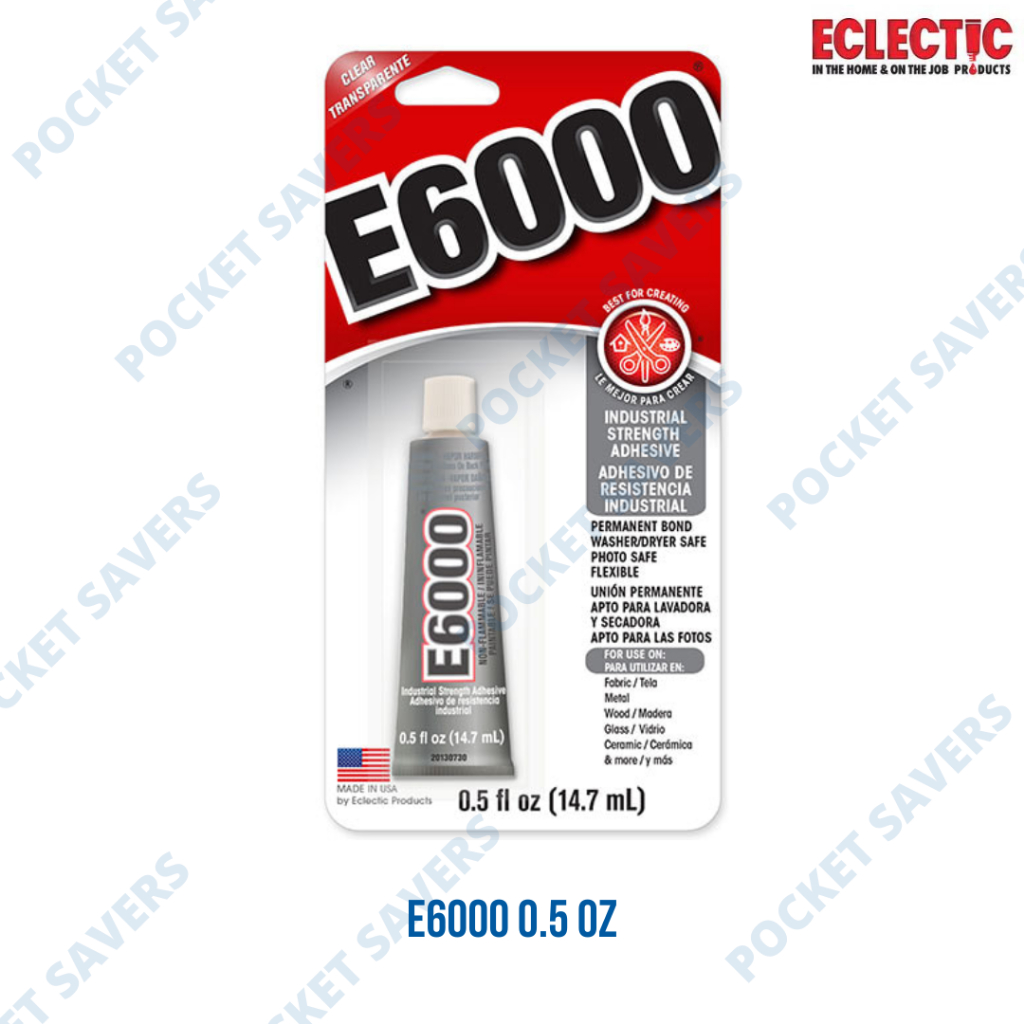 E6000 Industrial Strength Adhesive Mini Small Tube Glue Bond Adhesive