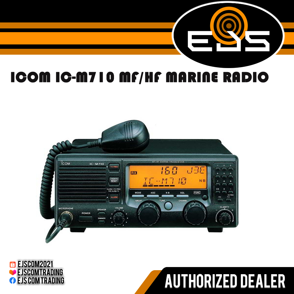 ICOM IC-M710 MF/HF Marine Transceiver ORIGINAL JAPAN | Shopee Philippines