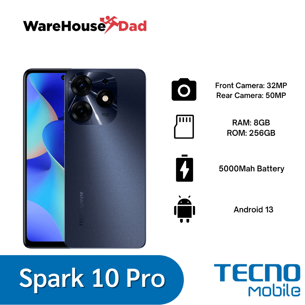 Tecno Spark 10 Pro (8GB RAM + 256GB ROM) Smartphone | Shopee Philippines