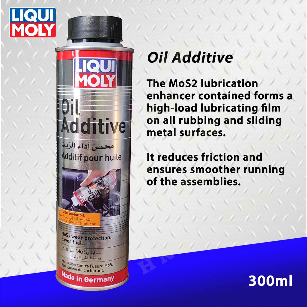 Liqui Moly Oil Additive 300ml ( for Gas and Diesel Engines ) Shopee