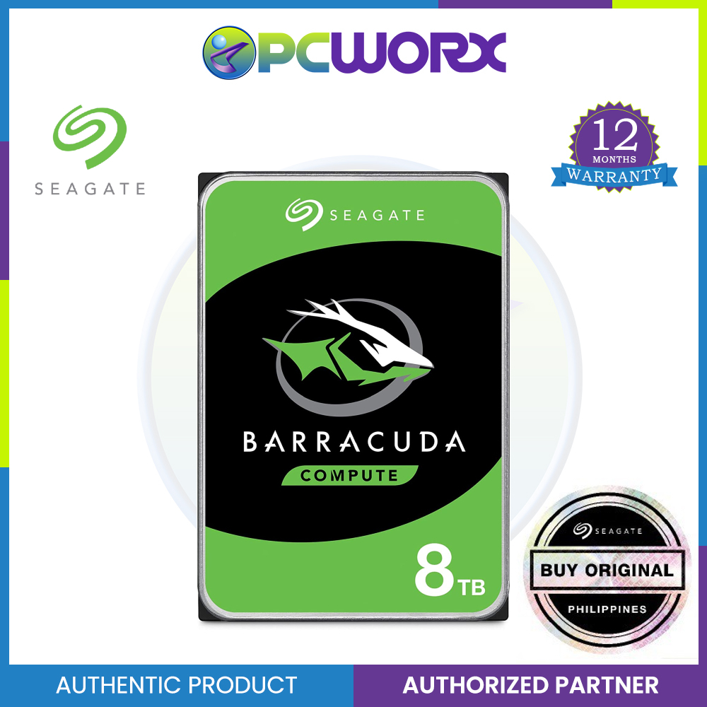 Seagate BarraCuda 8TB Internal Hard Drive HDD 3.5 Inch Sata for