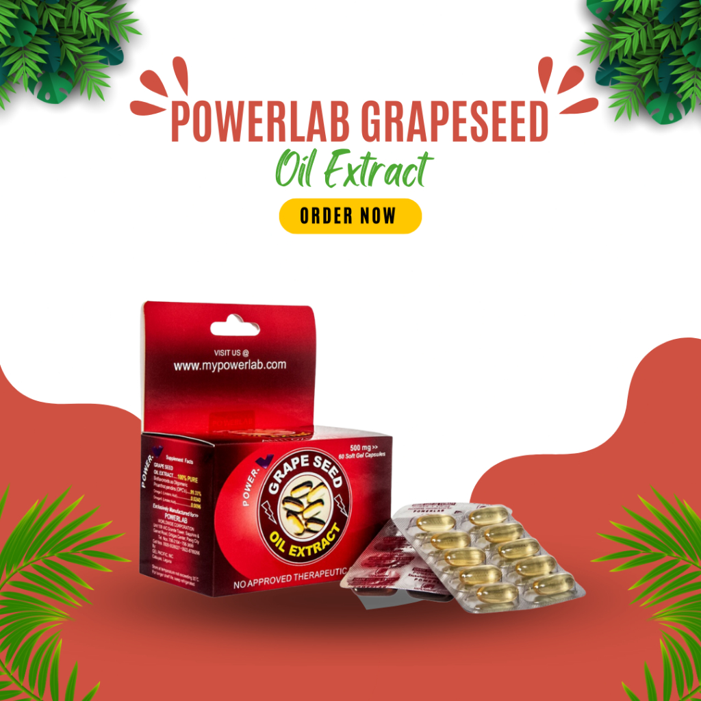 Authentic Powerlab Grapeseed Oil Extract Shopee Philippines