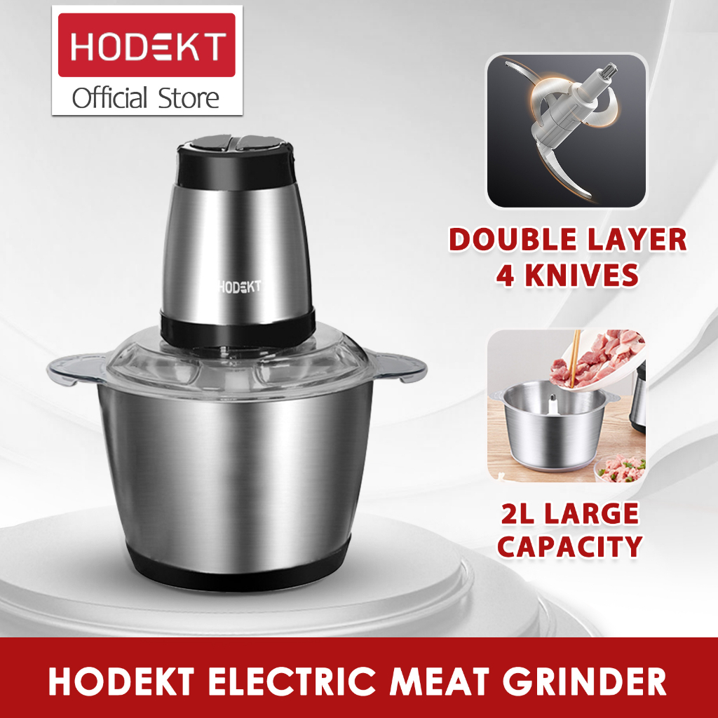 HODEKT MultiFunction Electric Meat Grinder Chopper 2L Shopee Philippines