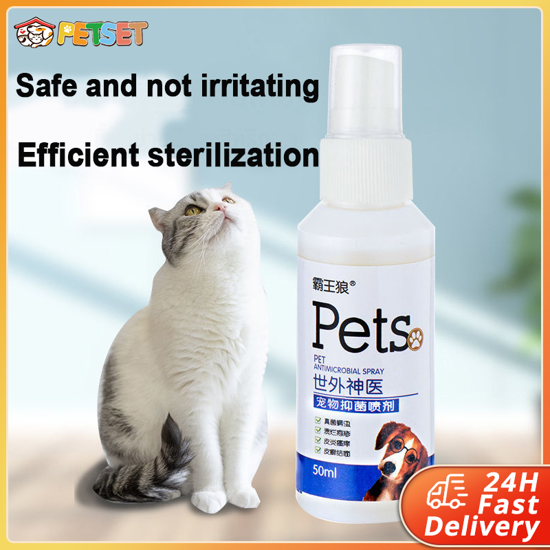 Pet Antibacterial Spray Pet Dog Skin Disease Spray Itchy Cat Ringworm