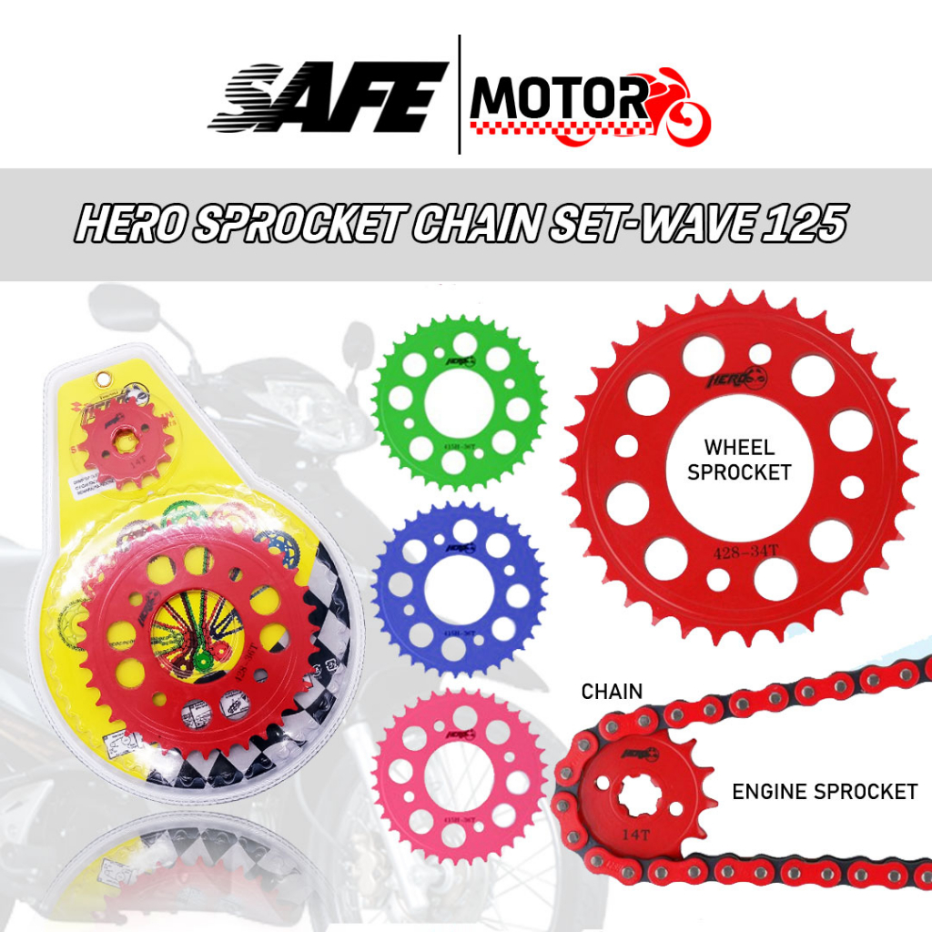 hero xtreme 150 chain sprocket price