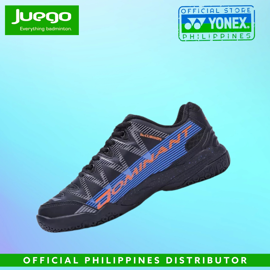 Yonex Dominant Mens Badminton Shoes (BLACK/BLUE/ORANGE) | Shopee ...