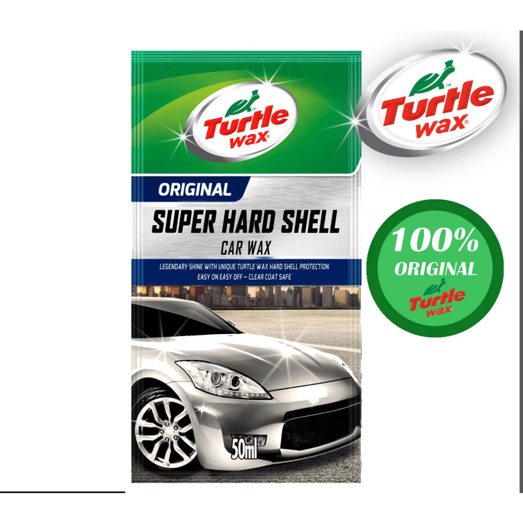 Turtle Wax Original Super Hard Shell Car Wax 50mL (Sachet) Shopee Philippines