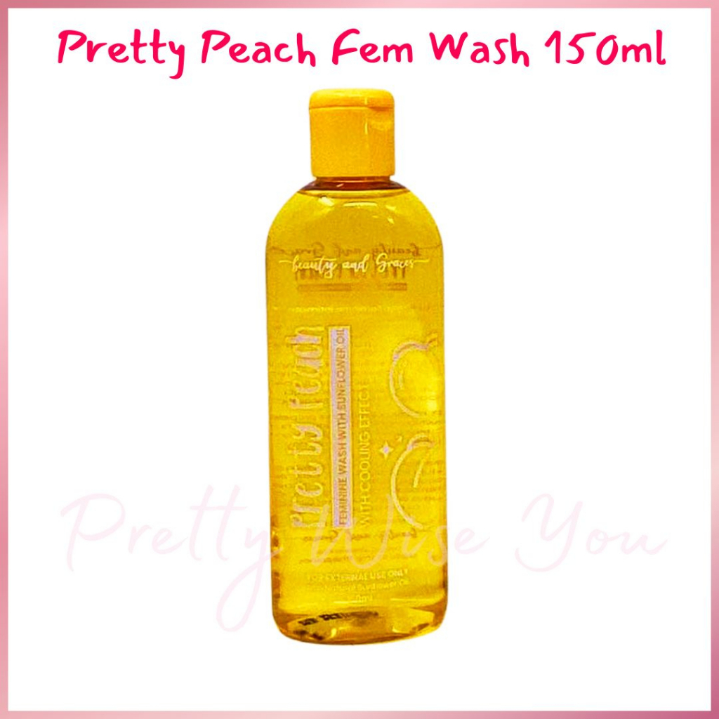 Pretty Peach Feminine Fem Wash 150ml with Sunflower Oil with Cooling