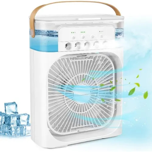 Portable Air Conditioner Fan, Mini Evaporative Air Cooler with 7 Colors ...