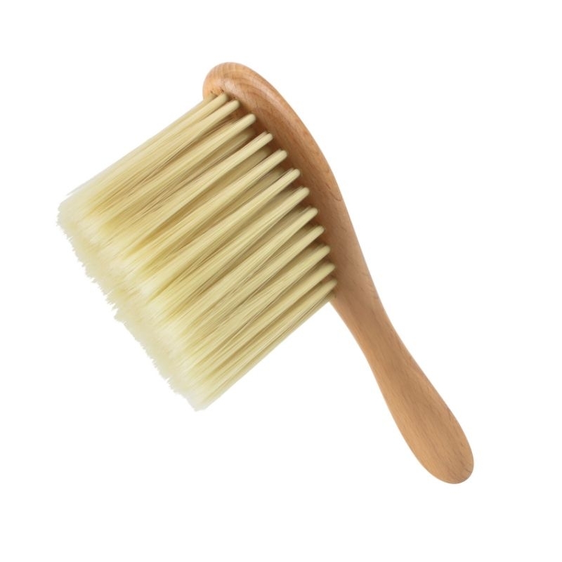 Mellina SPot Hair Brush Barber Wooden Clean Duster Broken Hair Brush
