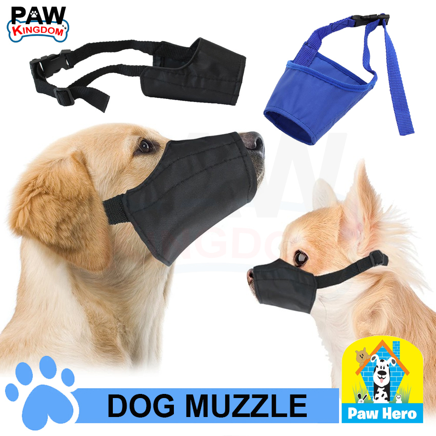 Cloth best sale dog muzzle