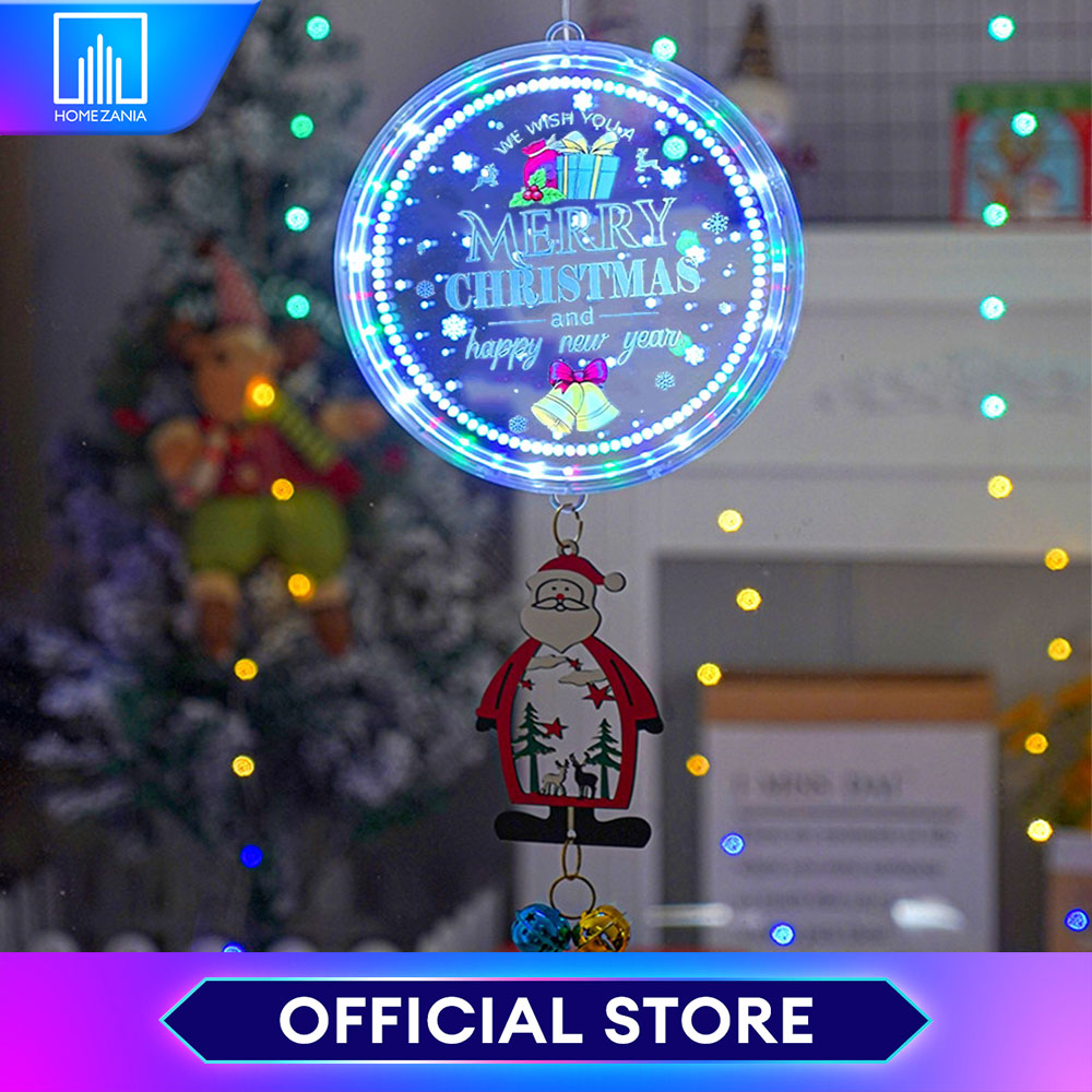 Home Zania Christmas Decoration Hanging Light With Sound, Christmas