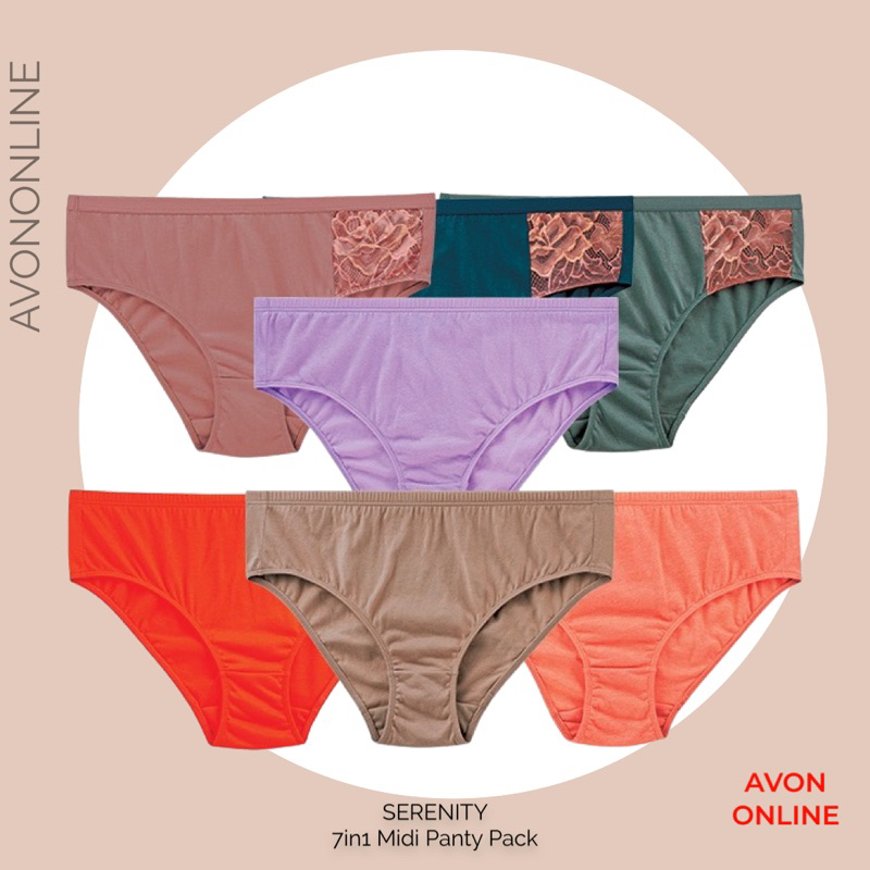 Avon Panty ~ SELENA 7-in-1 Midi Panty Pack