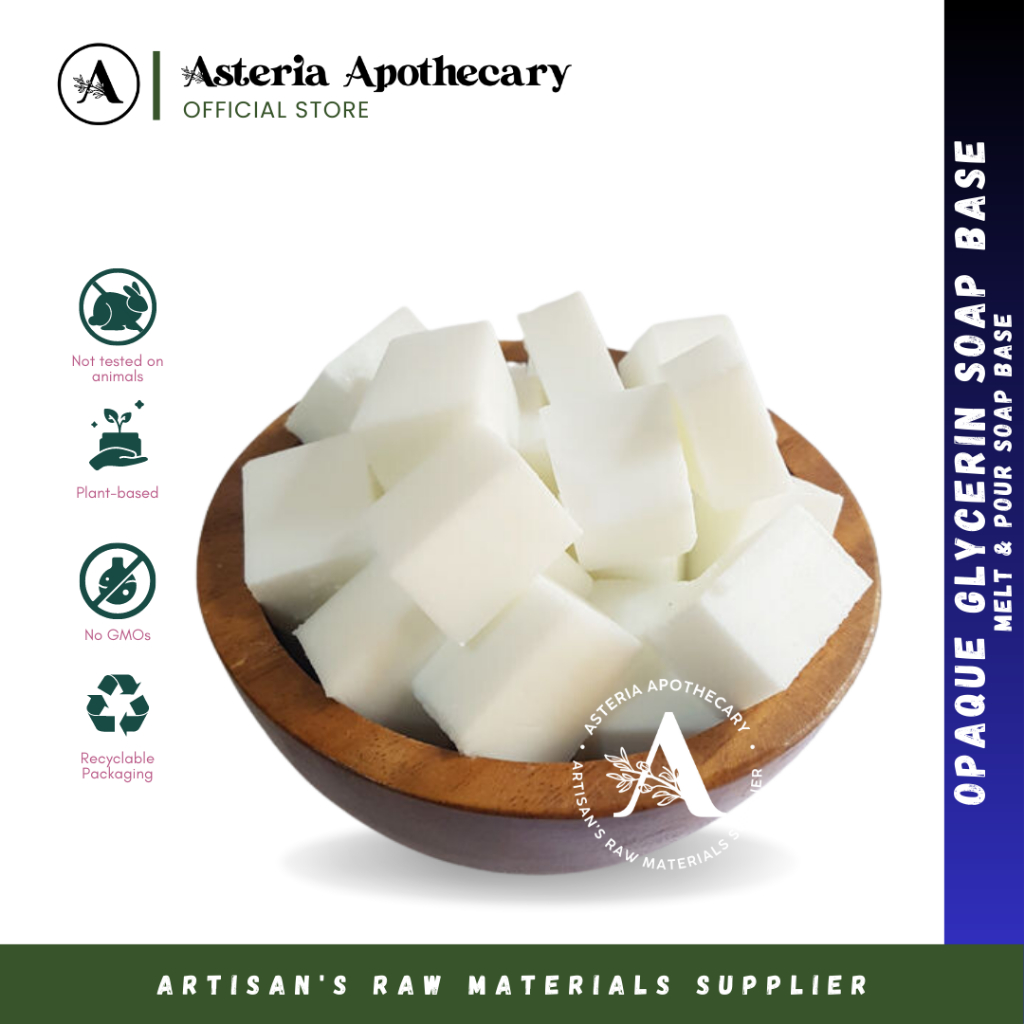 Opaque Glycerin Soap Base Melt & Pour Soap Base Asteria Apothecary