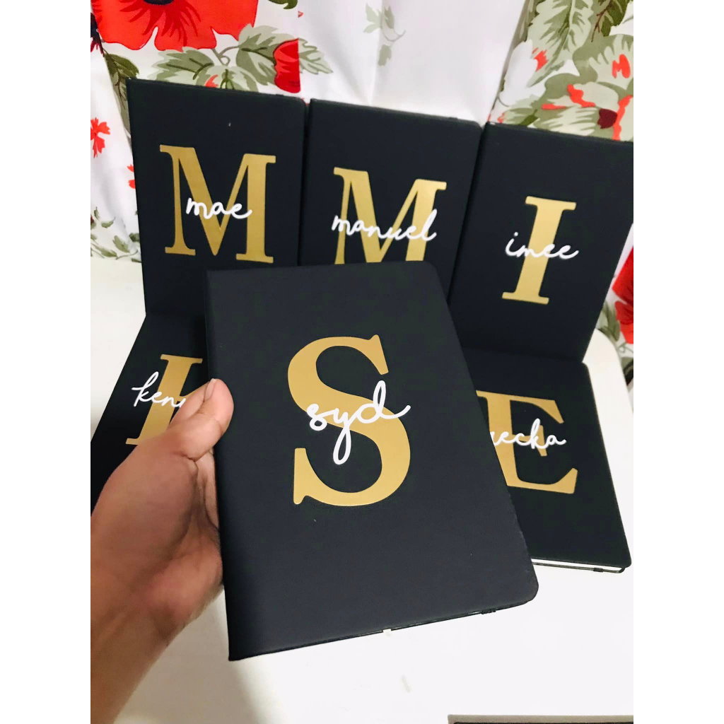 PERSONALIZED NOTE1BOOK JOURNAL HARDBOUND with lined | Shopee Philippines