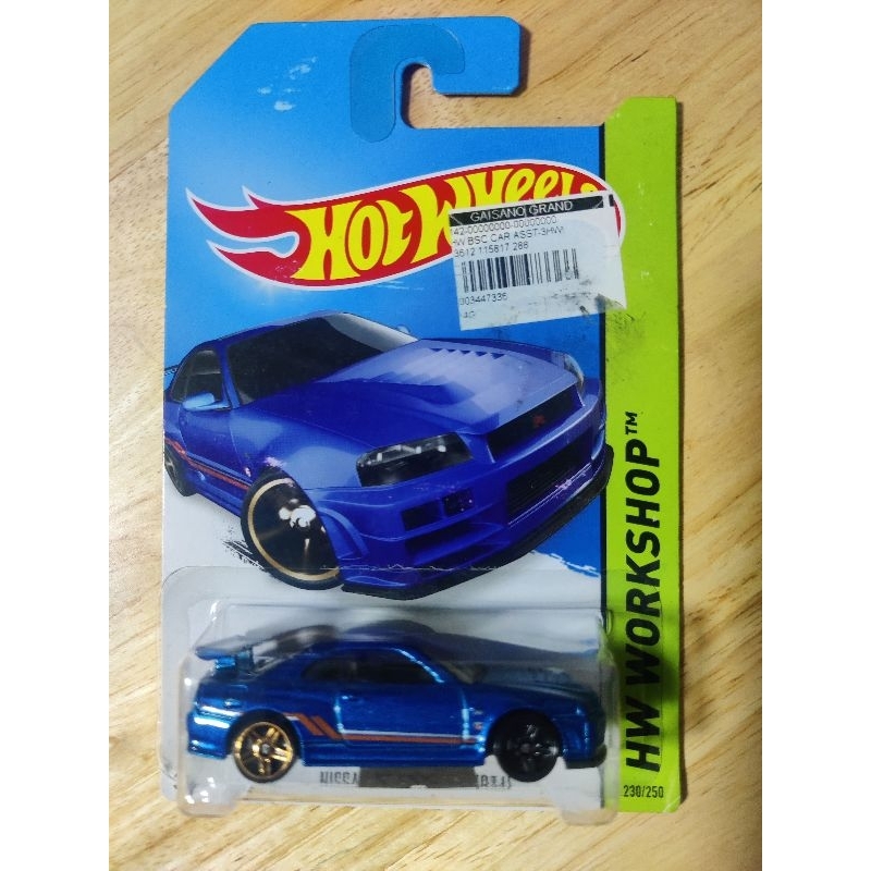 thumbnail image 2 of Hot Wheels 2014 Nissan Skyline GT-R R34 - Black Seychelles 2 of 14