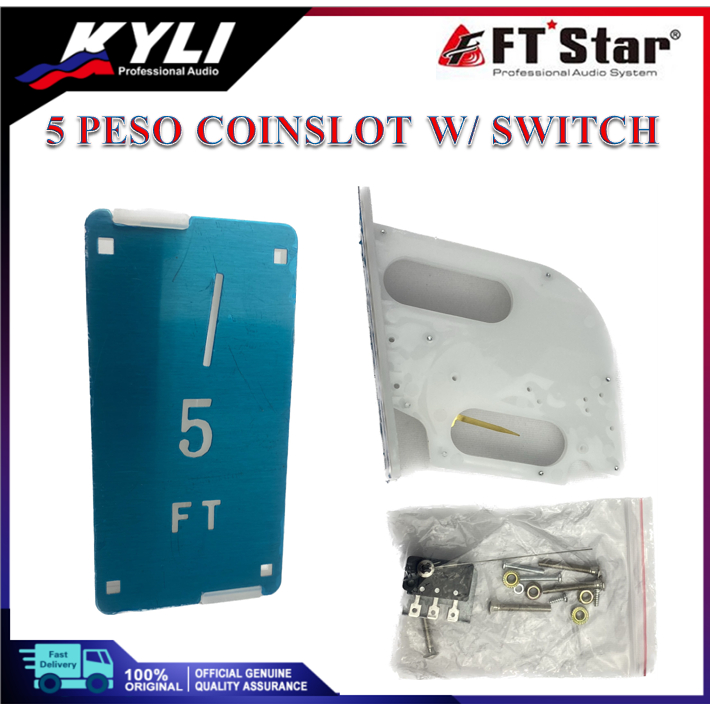 FT-STAR Videoke Machine 5 Peso Coin Slot with Switch | Shopee Philippines