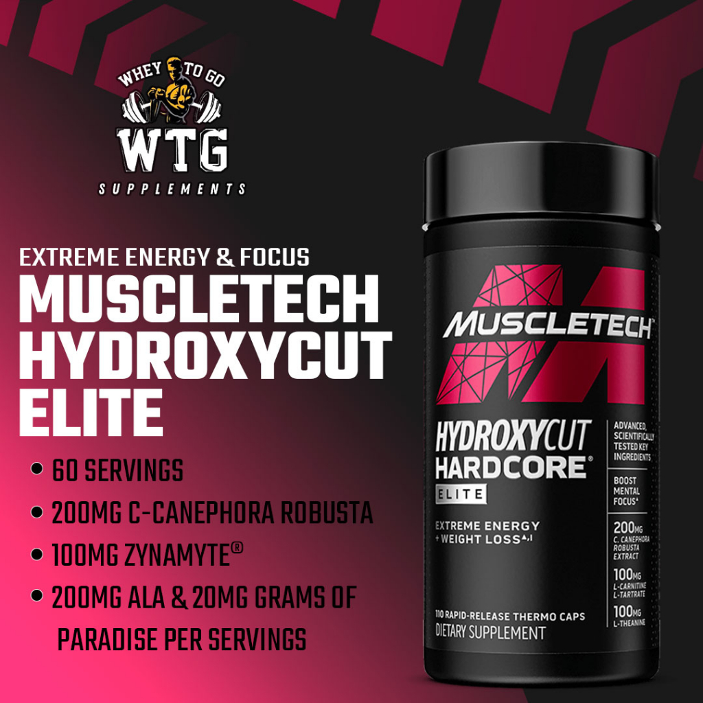 Muscletech Hydroxycut Hardcore Elite Capsules Shopee Philippines