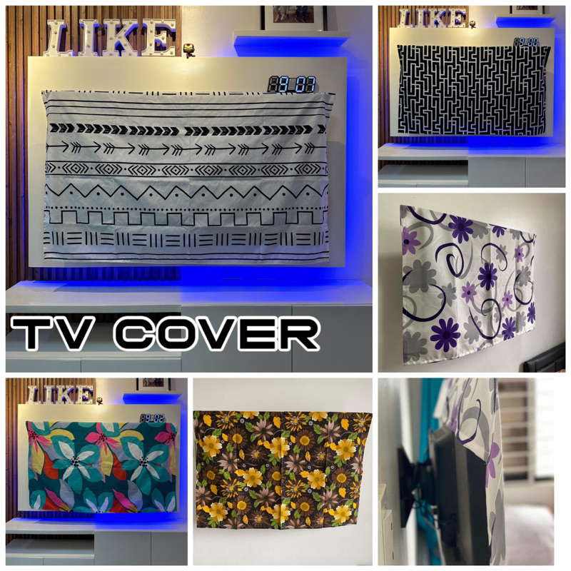 Television Cover / Flatscreen TV Cover / Wall Mounted TV Cover - TV ...