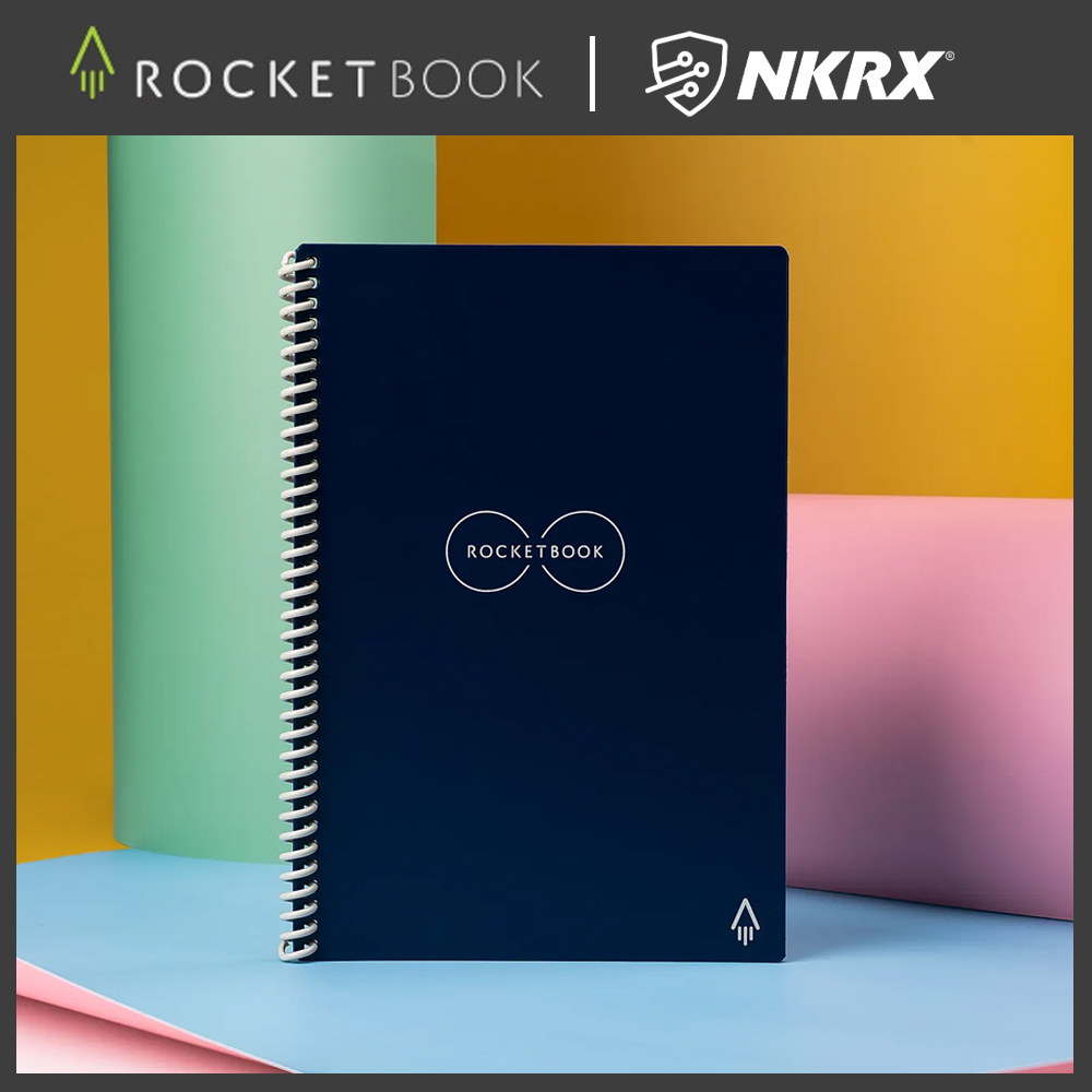 Rocketbook Core Smart Reusable Notebook with FREE Frixion Pen