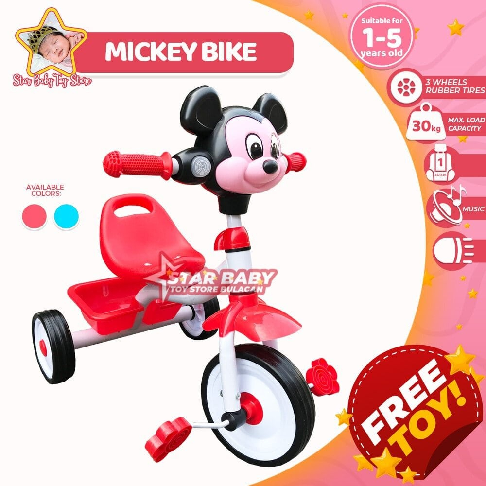 Mickey mouse bike clearance for 3 year old