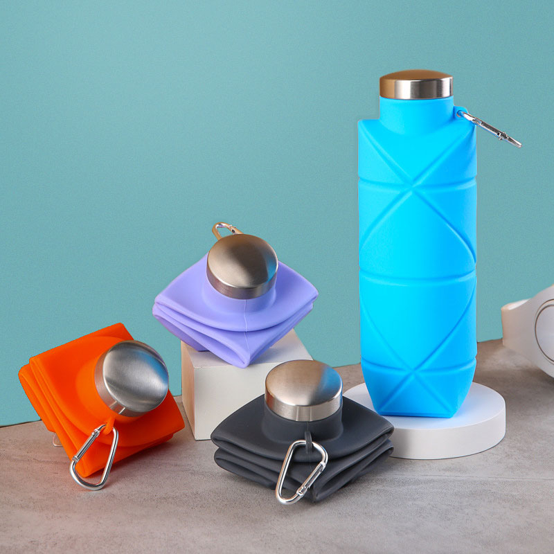 Anti-Slip Silicone Water Bottle Handle With Strap - Fits Stanley 8-40oz, Hydroflask, Simple Modern Tumblers